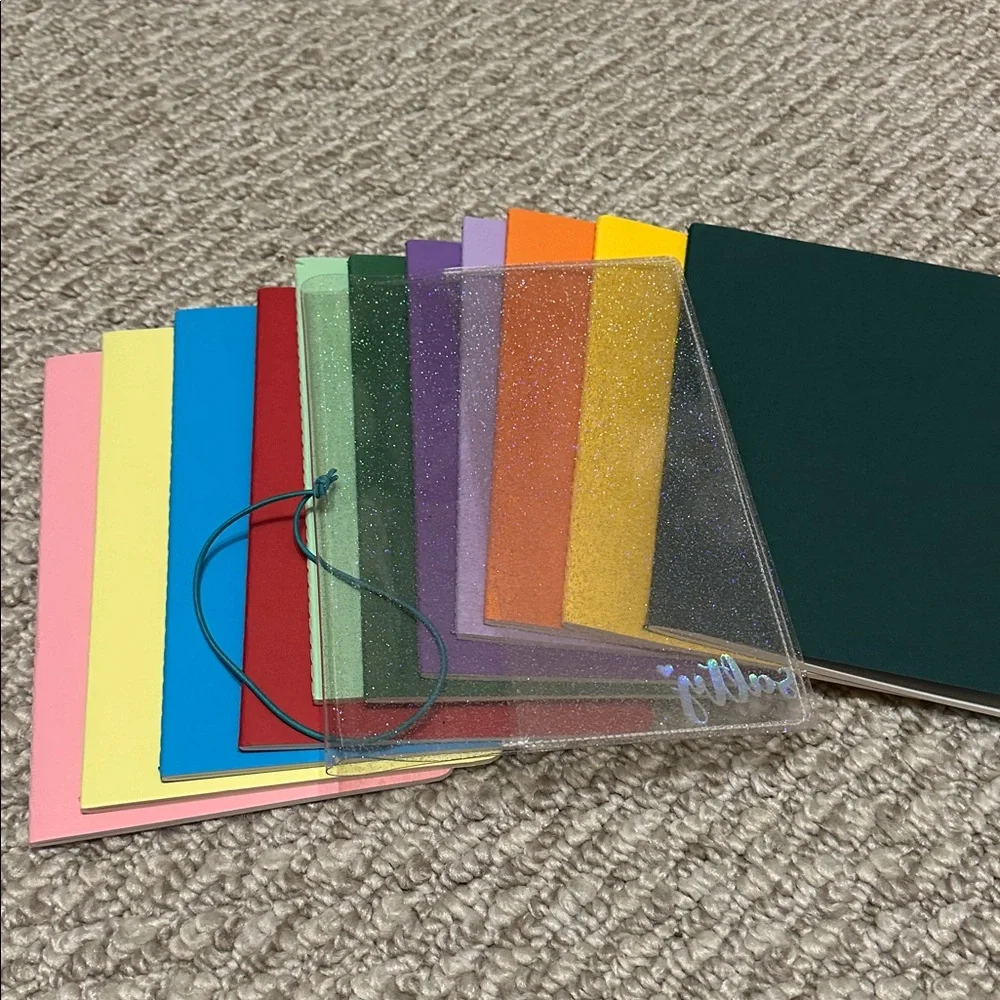 Jelly A5 Planner Cover with Elastic Ribbon from Etsy SaltyKatie-11 A5notebooks